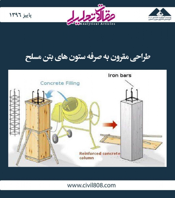 مقاله تحلیلی:  طراحی مقرونبهصرفه ستونهای بتن مسلح مقاله تحلیلی:  طراحی مقرونبهصرفه ستونهای بتن مسلح