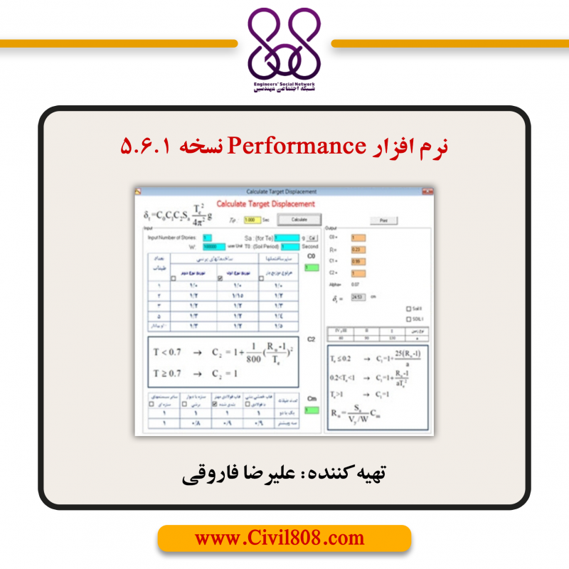 خرید آنلاین نرم افزار Performance، مقیاس رکوردهای زلزله برای تحلیل تاریخچه زمانی، نسخه 5.6.1