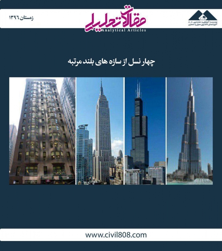 مقاله تحلیلی: چهار نسل از سازههای بلندمرتبه مقاله تحلیلی: چهار نسل از سازههای بلندمرتبه