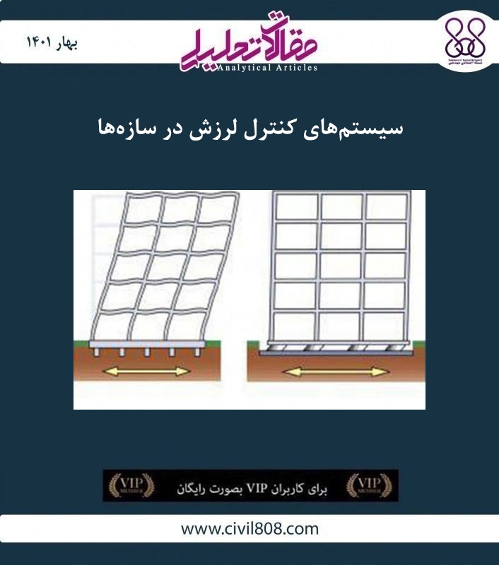 مقاله تحلیلی: سیستم های کنترل لرزش در سازه ها مقاله تحلیلی: سیستم های کنترل لرزش در سازه ها