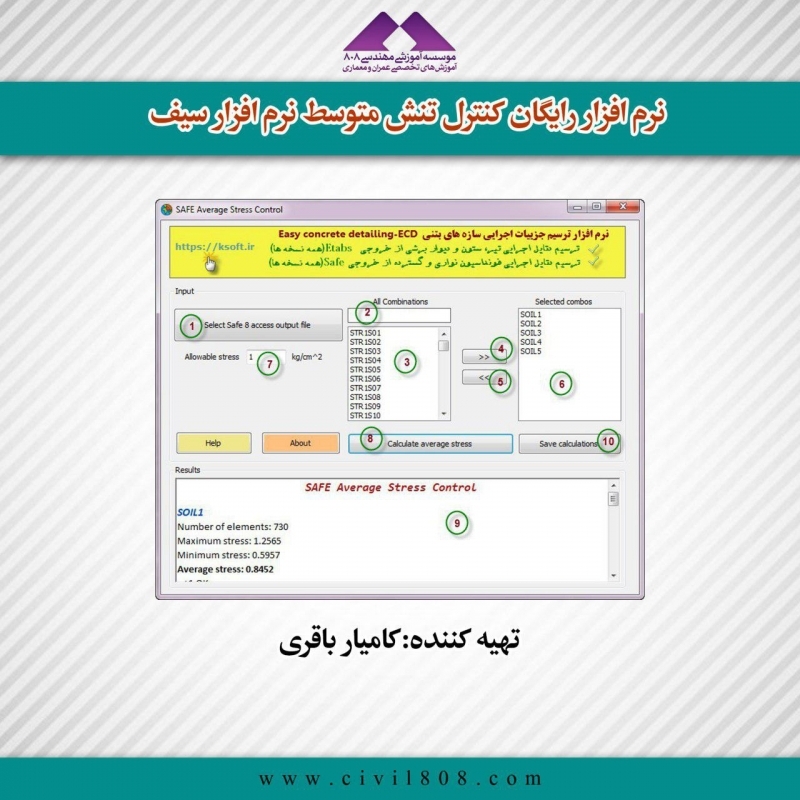 نرم‌افزار رایگان کنترل تنش متوسط نرم‌افزار Safe