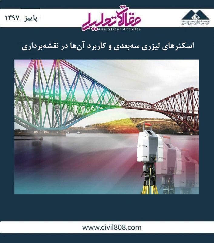 مقاله تحلیلی: اسکنرهای لیزری سه بعدی و کاربرد آنها در نقشه برداری مقاله تحلیلی: اسکنرهای لیزری سه بعدی و کاربرد آنها در نقشه برداری