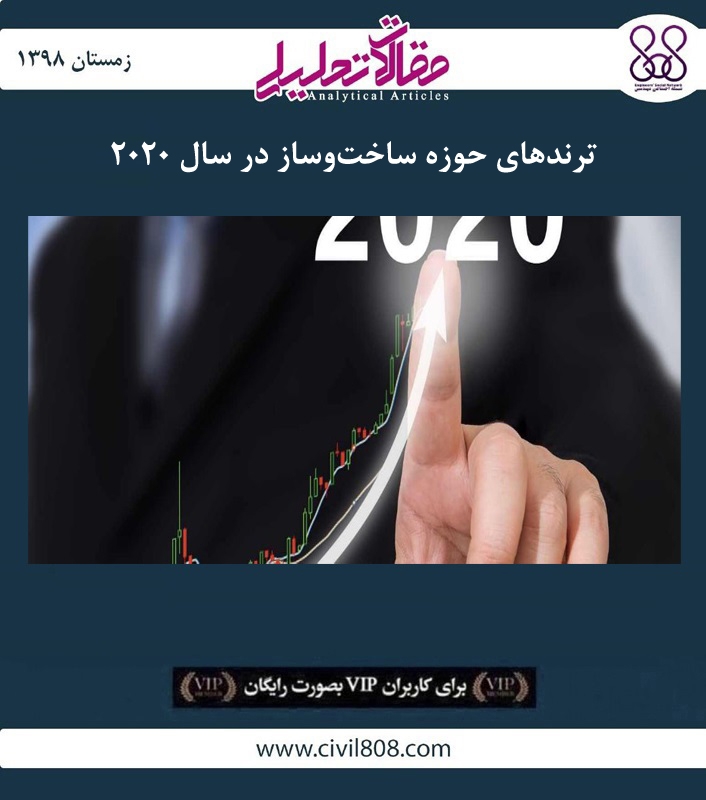 مقاله تحلیلی: ترندهای حوزه ساخت‌ و ساز در سال ۲۰۲۰