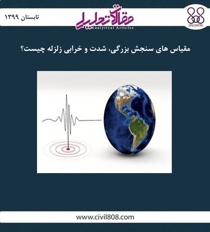 مقاله تحلیلی: مقیاس های سنجش بزرگی، شدت و خرابی زلزله چیست؟