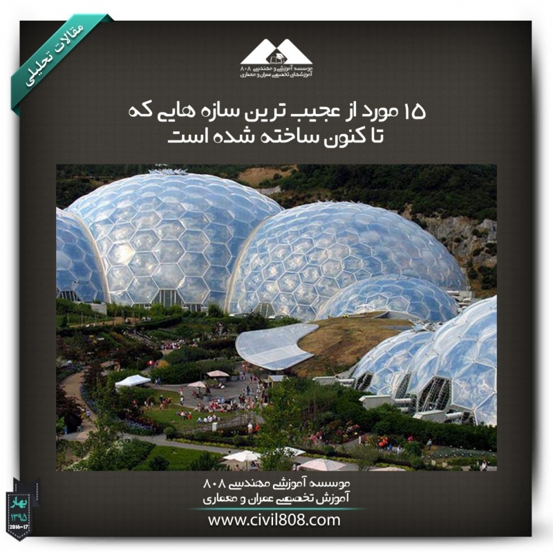 مقاله تحلیلی : 15 مورد از عجیب ترین سازه هایی که تا کنون ساخته شده است