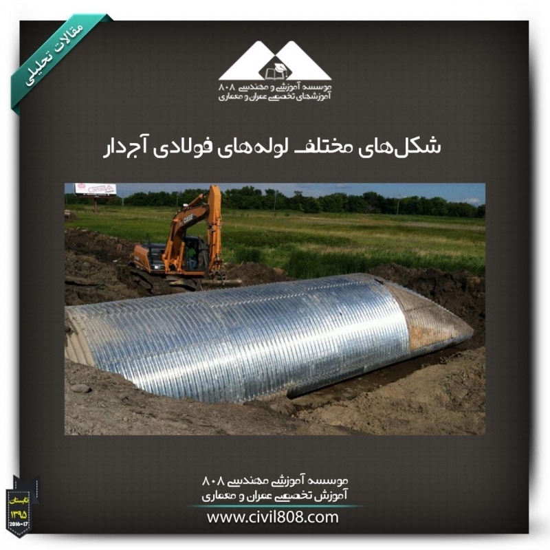 مقاله تحلیلی:شکل‌های مختلف لوله‌های فولادی آج‌دار