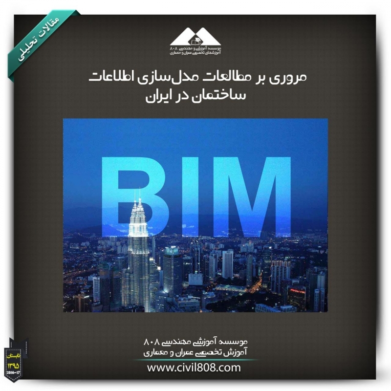 مقاله تحلیلی:مروری بر مطالعات مدل‌سازی اطلاعات ساختمان در ایران