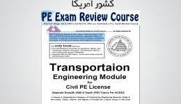 Transportation Engineering Module for Civil PE License