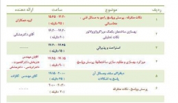 شصتمین نشست تخصصی و گفتگوی فنی