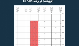 مقاله تحلیلی: دیوارهای برشی و تیرهای همبند (کوپلینگ) در برنامه ETABS