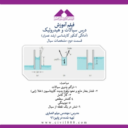 فیلم آموزش درس سیالات و هیدرولیک، قسمت دوم: مشخصات سیال