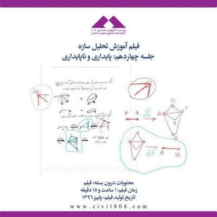 فیلم آموزش تحلیل سازه (ویژه آمادگی آزمون ارشد و دکتری عمران)- جلسه چهاردهم: پایداری و ناپایداری