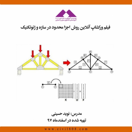 فیلم ورکشاپ روش اجزا محدود در سازه و ژئوتکنیک